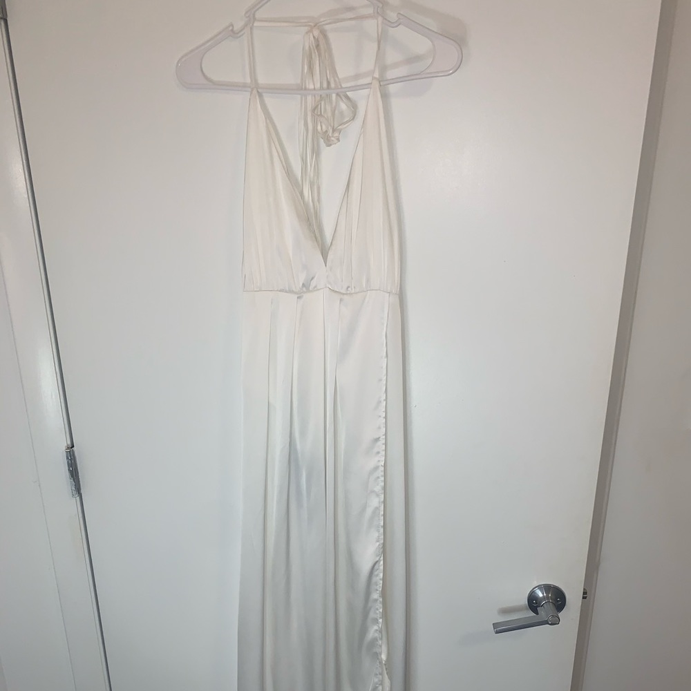 Backless Split Leg Maxi Dress - Picture 5 of 7